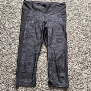 Gray UA Workout Capris